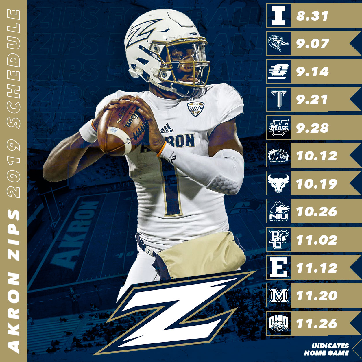 Akron Football 2024 Alice Benedicta